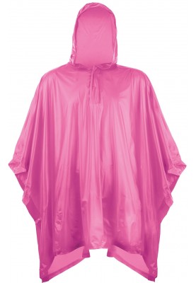 Einfacher rosa Kinder Regenponcho