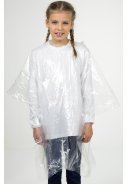 Durchsichtige Einweg Kinderregenponcho's (10 St.) 3