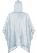 Einfacher silberner Kinder Regenponcho