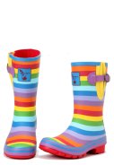 Evercreatures Regenstiefel Rainbow kurz 2