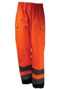 Orange atmungaktive Hi-Vis Regenhose von Lyngsøe Rainwear 