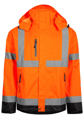 Lyngsøe Rainwear atmungaktive Shell Regenjacke orange