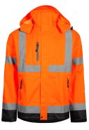 Lyngsøe Rainwear atmungaktive Shell Regenjacke orange