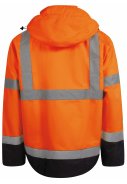 Lyngsøe Rainwear atmungaktive Shell Regenjacke orange 2