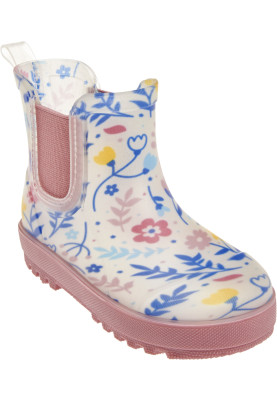 Playshoes Niedrige Chelsea Gummistiefel Flowers 