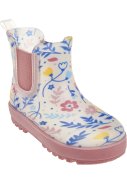 Playshoes Niedrige Chelsea Gummistiefel Flowers 