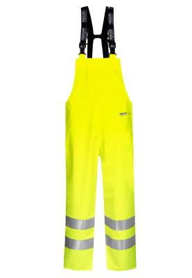 Fluoreszierender Gelbe Hi-Vis Amerikanischer Overall von Lyngsøe Rainwear