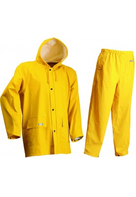 Gelber Regenanzug von Lyngsøe Rainwear