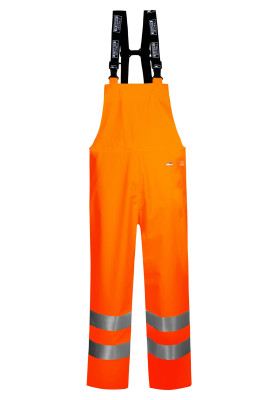 Fluoreszierender Orange Hi-Vis Amerikanischer Overall von Lyngsøe Rainwear