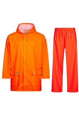 Fluor orange Regenanzug von Lyngsoe Rainwear