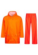 Fluor orange Regenanzug von Lyngsoe Rainwear