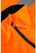 Lyngsøe Rainwear Hi-Vis Softshell fluor orange/schwarz 3