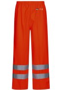 Fluor rote Hi-Vis Regenhose von Lyngsøe Rainwear