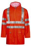 Lyngsøe Rainwear Signaal Regenjacke Hi-Vis rot