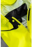 Gelb/Dunkelblaue Hi-Vis Regenjacke von Lyngsøe Rainwear 2