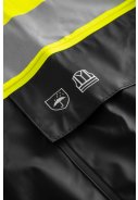 Gelb/Dunkelblaue Hi-Vis Regenjacke von Lyngsøe Rainwear 3