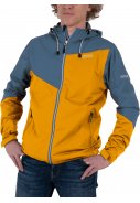 Gelb/blaue Stretch Herrenregenjacke Liam von Pro-X Elements 4