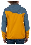 Gelb/blaue Stretch Herrenregenjacke Liam von Pro-X Elements 2