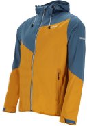 Gelb/blaue Stretch Herrenregenjacke Liam von Pro-X Elements 5