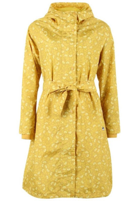 Gelbe Fleurie Regenjacke Danelisabeth von Danefae