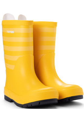 Gelb gestreifte Kinderregenstiefel Gränna von Tretorn