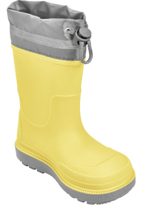Gelb gefütterte Gummistiefel von Playshoes