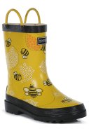 Gelb mit Bienen Kinderregenstiefel Minnow von Regatta