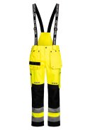 Gelb/schwarze Hi-Vis Regenhose von Lyngsøe Rainwear