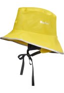 Gelbe kinder Regenmütze mit Fleecefutter von Playshoes