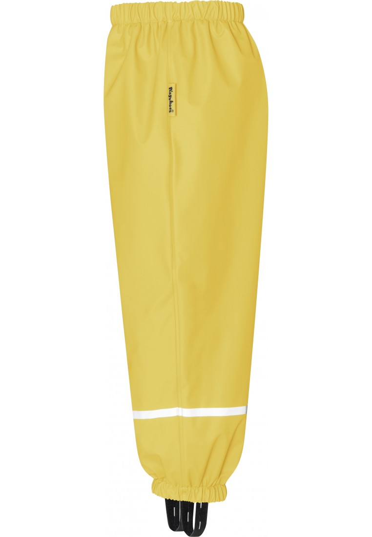 Gelbe Regenhose mit Fleece von - Kinderregenbekleidung
