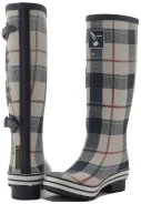 Karierte hohe Regenstiefel St. George von Evercreatures 2