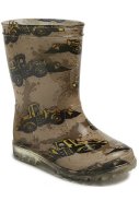Giant Kinderregenstiefel braun mit Bagger