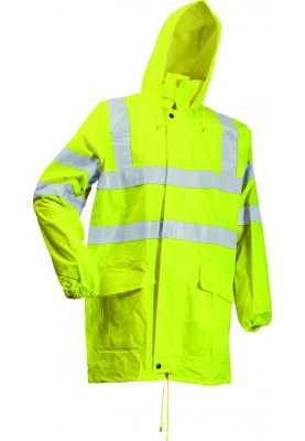 Regenjacke neon gelb