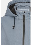 Grey Blue softshell A-Linien-Regenmantel von Ilse Jacobsen 2