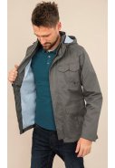 Graue (charcoal) Herrenregenjacke Grayson von Lighthouse 6