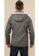 Graue (charcoal) Herrenregenjacke Grayson von Lighthouse 7