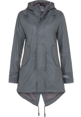 Graue (Cool Grey) Damenregenjacke HafenCity® von BMS