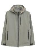Grün / Graue Softshell Regenjacke für Herren „Stortbui“ von Tantä 1