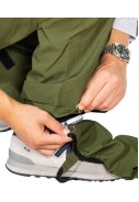 Grün (Olive) Regenhose Storm mit durchgehendem Reißverschluss 4