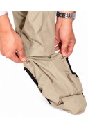 Beige Regenhose Storm mit durchgehendem Reißverschluss 3