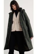Grün / Schwarze Damen Regenmantel Janelle Coat von Seasalt 2
