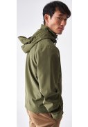 Grüne (Avocado) Stretch Softshell Herren Regenjacke Cielo von Tantä 8