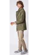 Grüne (Avocado) Stretch Softsheell Herrenregenjacke Motregn von Tantä 3