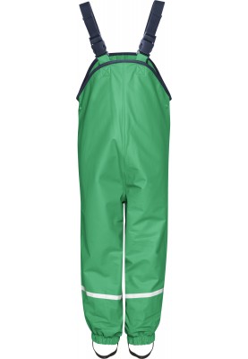 Grüne mit Fleece gefütterte Regenlatzhose von Playshoes