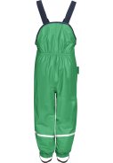 Grüne mit Fleece gefütterte Regenlatzhose von Playshoes 3