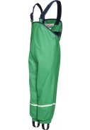 Grüne mit Fleece gefütterte Regenlatzhose von Playshoes 3