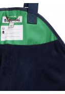 Grüne mit Fleece gefütterte Regenlatzhose von Playshoes 4