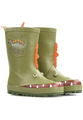 Grüner Kinderregenstiefel Dino von Kidorable