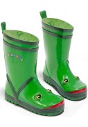 Grüner Kinderregenstiefel Frosch von Kidorable 1