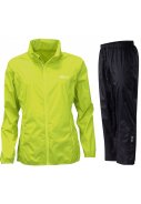 Neongelber leichtgewichtiger Damenregenanzug Lady Packable von Pro-X Elements    1